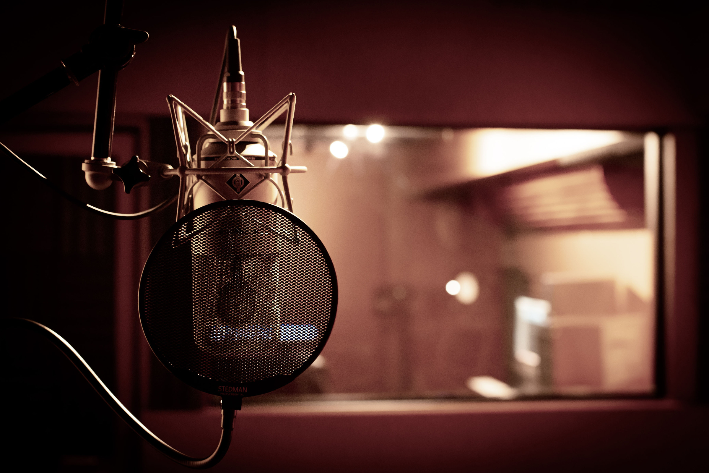 Studiomikrofon für Musikaufnahmen